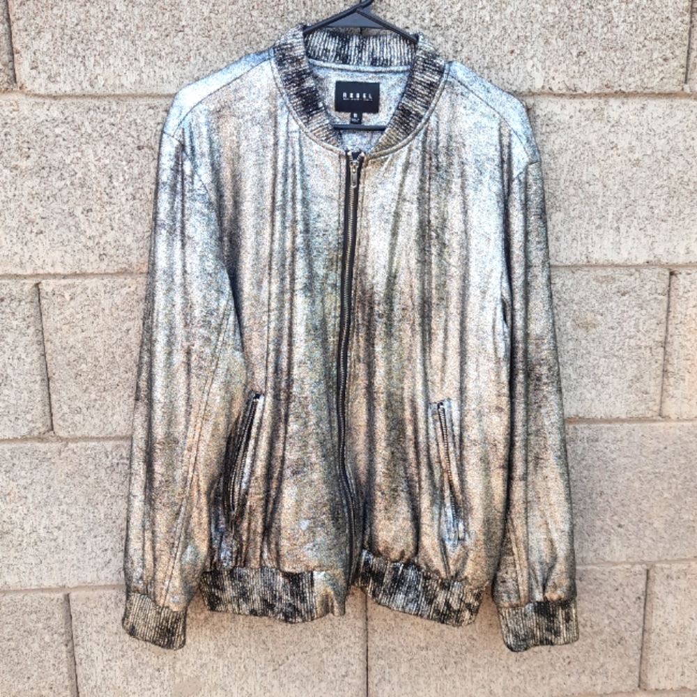 Rebel Wilson x Angels Metallic Bomber Jacket